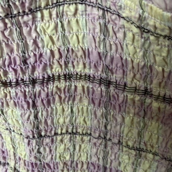 Boston Proper: Purple/White Plaid Maxi Sundress- Ruffles- M - Picture 9 of 16